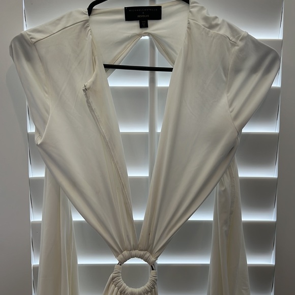 Revolve White Long Dress - Michael Costello X Revolve (XXS) - Picture 6 of 9